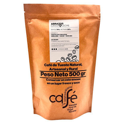 Cafe Sin Intermediarios Café Brasil Abrazos En Grano 500 G_0