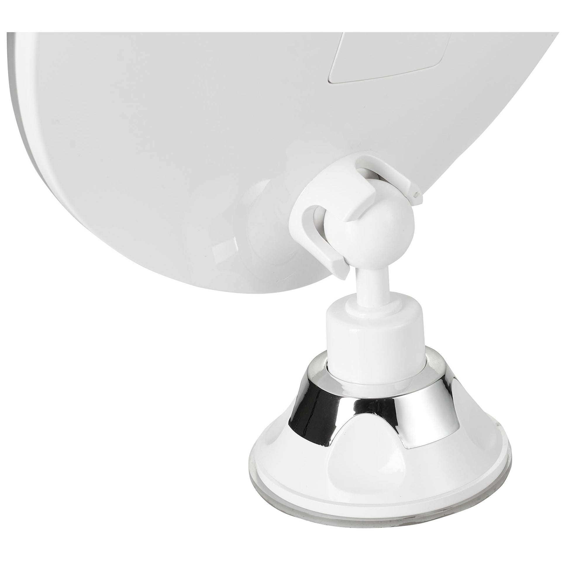 Espejo De Maquillaje Y Afeitado Con Led, Espejo De Pared Con Aumento 5x, Rotación 360°, Ventosa Adler Ad2168, Acero Inoxidable_5