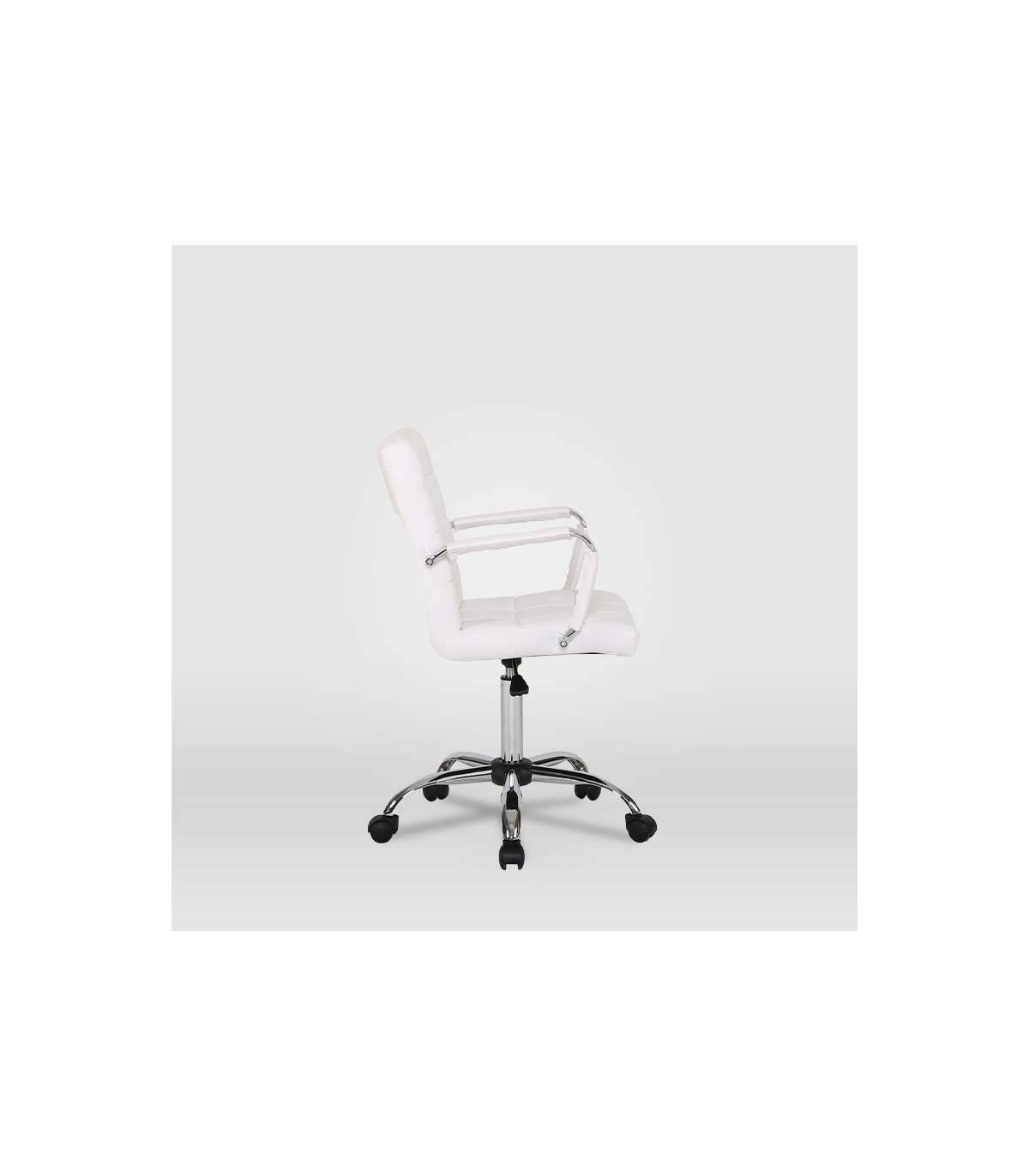 Silla De Oficina Isabella En Blanco. Alto: 89-104, Ancho: 51, Fondo: 49._2