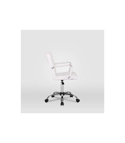Silla De Oficina Isabella En Blanco. Alto: 89-104, Ancho: 51, Fondo: 49._2