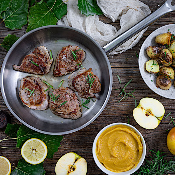 Sartén de acero inoxidable Profesional Bra 26 cm