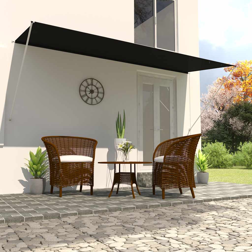Toldo Retráctil 400x150 Cm Gris Antracita_1