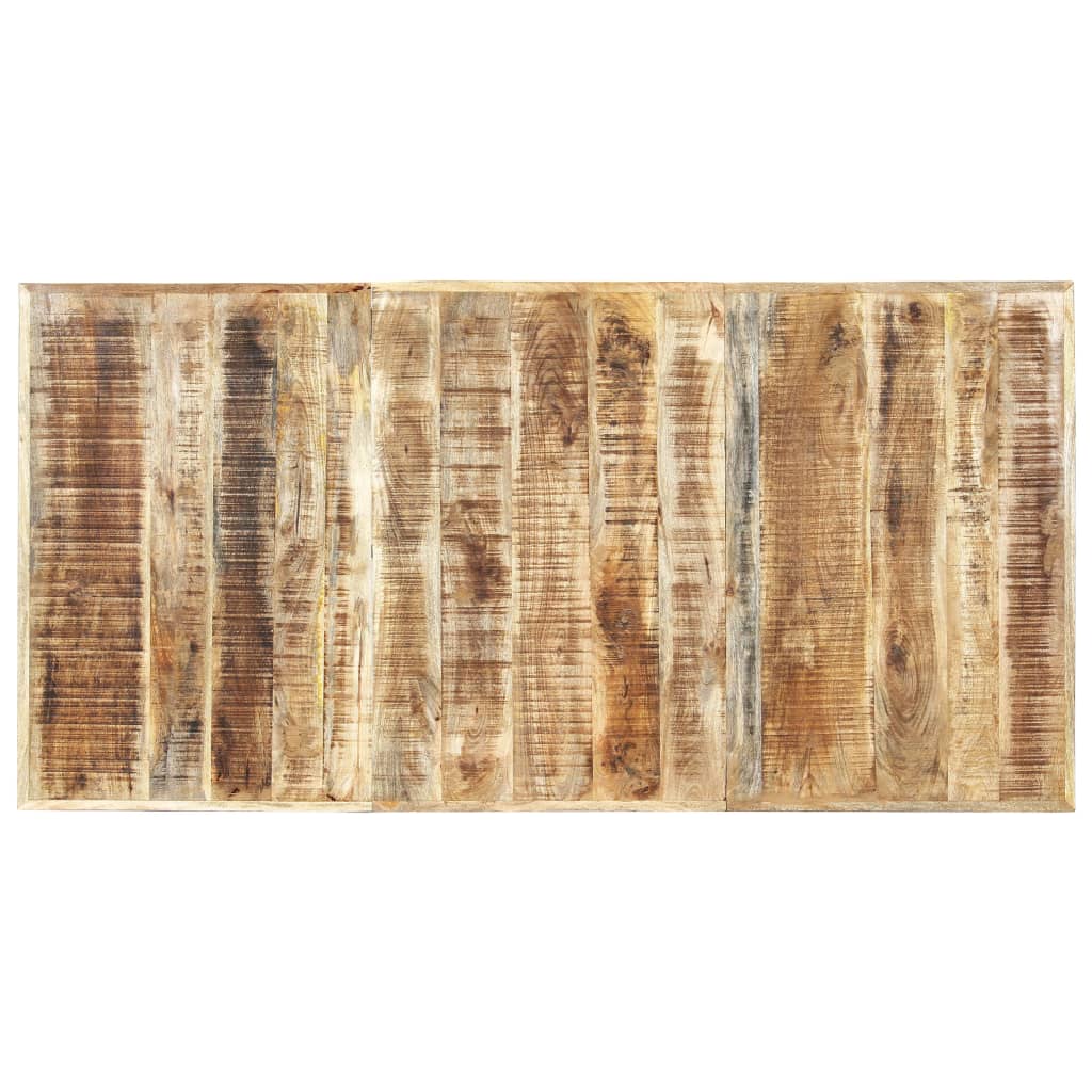 Mesa De Comedor De Madera Maciza De Mango 180x90x76 Cm_2