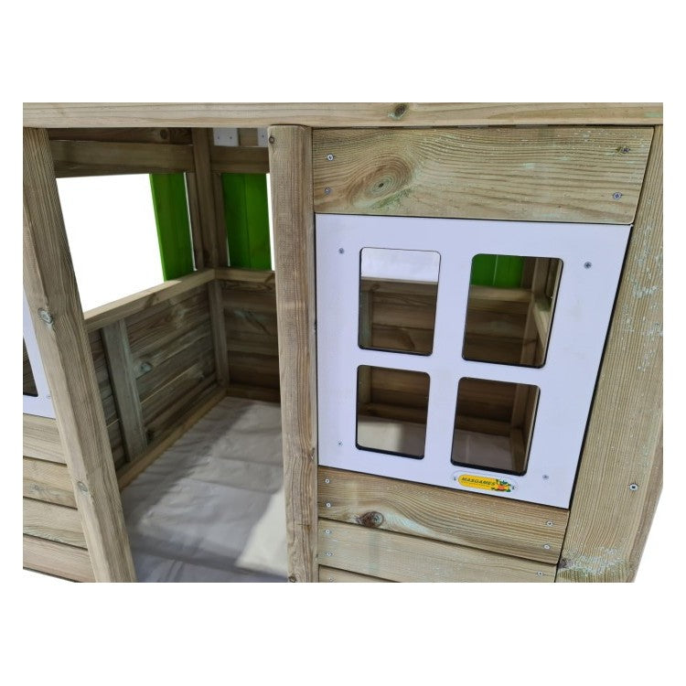 Casita De Madera Masgames Lollipop Xl Horeca Verde._3