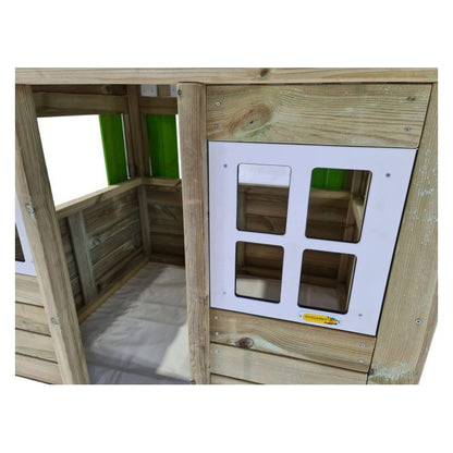 Casita De Madera Masgames Lollipop Xl Horeca Verde.