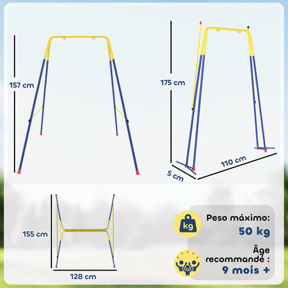 Aiyaplay Estructura De Columpio Infantil Plegable_2