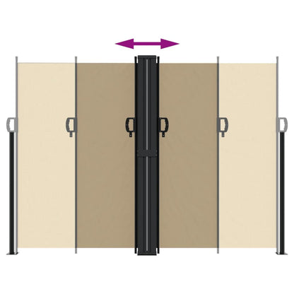 Vidaxl Toldo Lateral Retráctil Beige 180x600 Cm_4