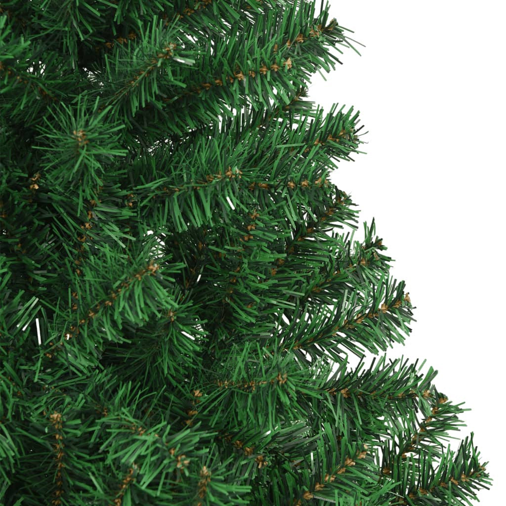 Vidaxl Árbol De Navidad Artificial Con Ramas Gruesas Pvc Verde 210 Cm_3