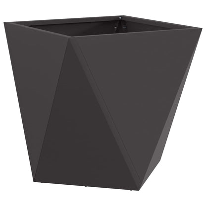 Jardinera 2 Uds. Negro 40 X 40 X 40 Cm Acero_4