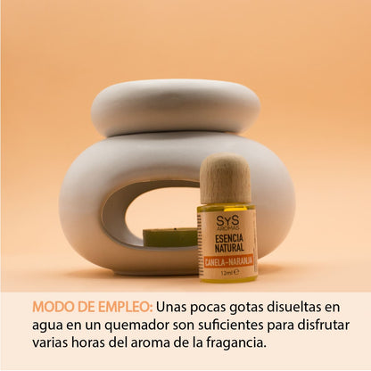Esencia Natural Canela-Naranja SYS Aromas 12 ml | Aroma Cítrico y Especiado | Para Quemadores y Humidificadores_1