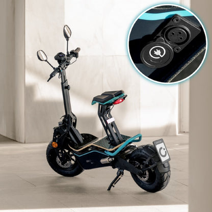 Ciclomotor Eléctrico Matriculable Makalu Pro. Potencia Nominal De 1000 W Y Máxima De 1600 W, Doble Suspensión, Autonomía De 45 Km Y Batería Extraíbl_3