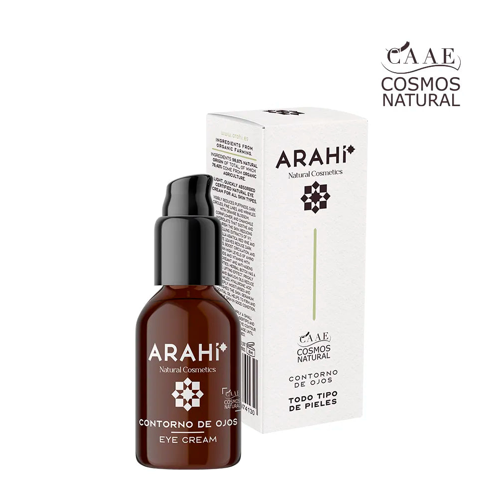Contorno De Ojos Antiedad, Bolsas, Ojeras Y Arrugas Cosmos Natural 30 Ml. Arahí Natural Cosmetics_0