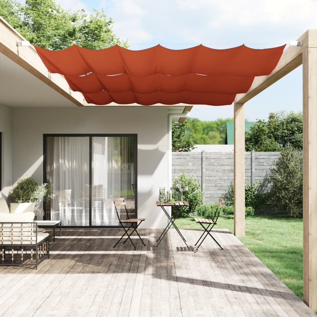 Vidaxl Toldo Vertical Terracota Tela Oxford 180x270 Cm_1