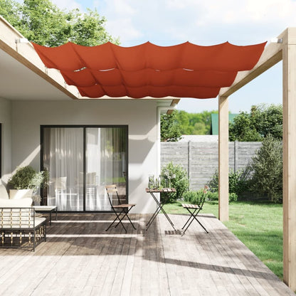 Vidaxl Toldo Vertical Terracota Tela Oxford 180x270 Cm_1