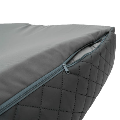 Madison Cama Para Perros Skai Check Gris 80x67x22 Cm / Vetonek_3