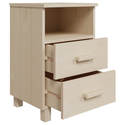 Mesita De Noche Hamar Madera Pino Maciza Marrón Miel 40x35x62cm_3