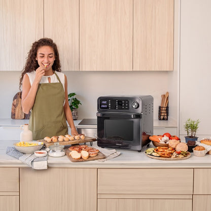 Horno Freidora Bake&fry 1500 Touch. 15 Litros, 1700 W, Resultados Más Sanos, Pantalla Táctil, 10 Menús Predeterminados, Acero Inoxidable, 60-230 º,_4