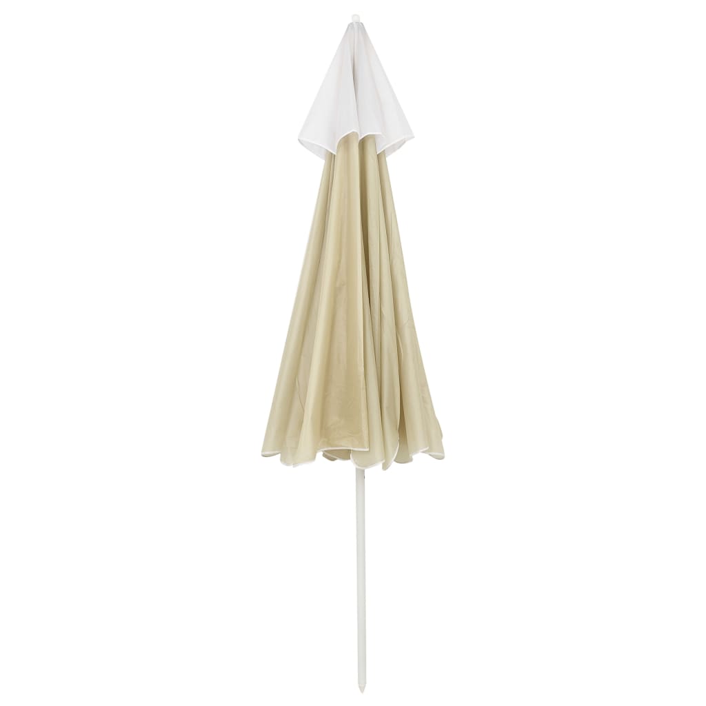 Sombrilla De Playa Amarillo Arena 240 Cm_2