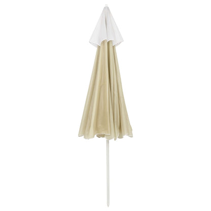 Sombrilla De Playa Amarillo Arena 240 Cm_2