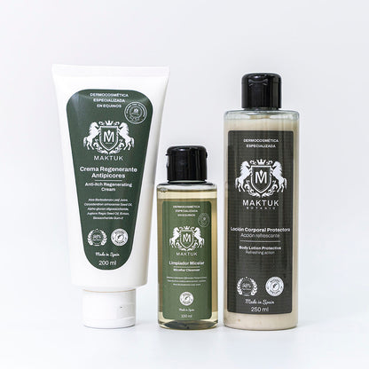 Pack 2 (crema Regenerante Antipicores 200 Ml+limpiador Micelar 100 Ml+protector Natural Citronella Y Geranio 250 Ml).
