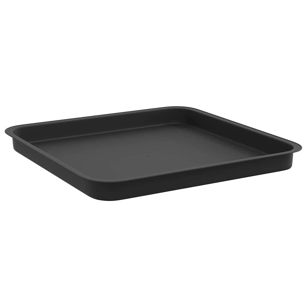 Bandeja Cuadrada Para Flores 24 Uds. Negro 36 X 36 X 3 Cm_4