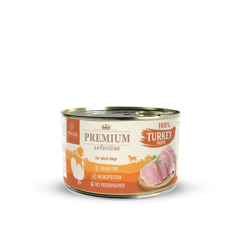 Lata De Comida Cocinada Para Perro - Pavo 100% Natural