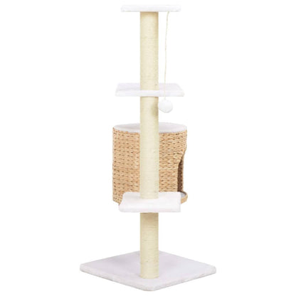 Vidaxl Rascador Para Gatos De Hierba Marina Con Poste De Sisal_2