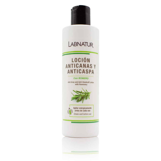 Loción Anticanas y Anticaspa Labnatur 250 ml | Romero | Matiza Canas y Ayuda a Controlar Caspa y Sebo | Vegano_0