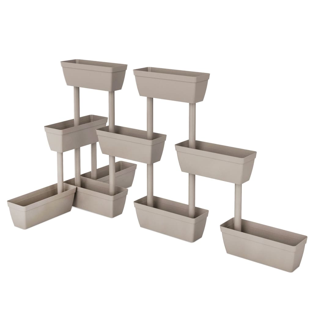 Jardineras 6 Unidades Gris Taupe 100 Cm_4