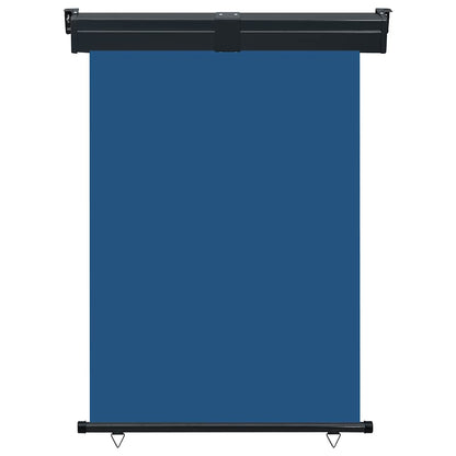 Vidaxl Toldo Lateral De Balcón Azul 125x250 Cm_1
