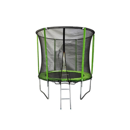 Cama Elastica Masgames Force 244 Con Red Protectora, Escalera Y Anclajes.