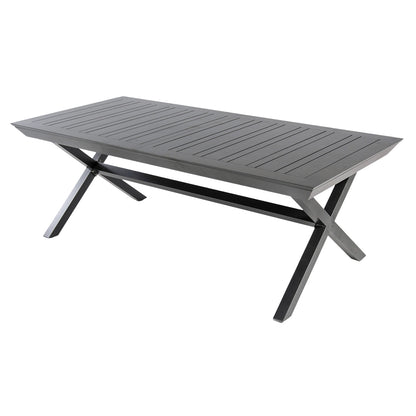 Mesa Para Exterior Extensible De 215 Cm A 295 Cm, Aluminio Color Antracita, Tamaño: 215/295x98x78 Cm_0