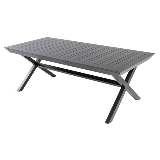Mesa Para Exterior Extensible De 215 Cm A 295 Cm, Aluminio Color Antracita, Tamaño: 215/295x98x78 Cm_0
