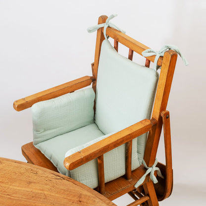 Cojín Para Trona De Algodón Orgánico Verde_1