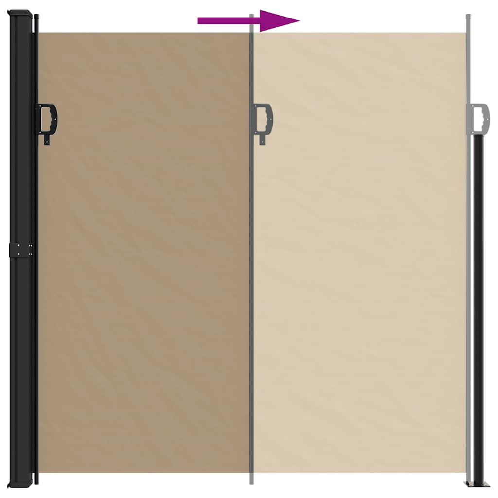 Vidaxl Toldo Lateral Retráctil Gris Taupe 200x300 Cm_4