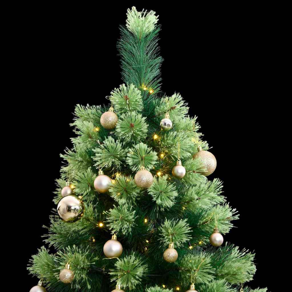 Vidaxl Árbol De Navidad Artificial Con Bisagras 150 Led Y Bolas 150 Cm_1