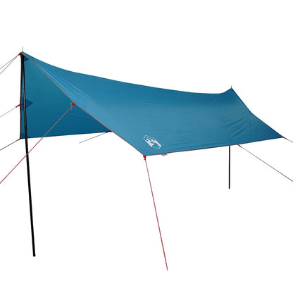 Lona De Camping Impermeable Azul 460x305x210 Cm_0