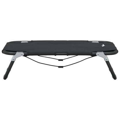 Cama Para Perros Plegable Tela Oxford Y Acero Gris Antracita / Vetonek_3