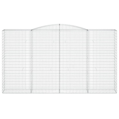 Cestas De Gaviones 3 Uds Forma De Arco Hierro 400x50x220/240 Cm_3