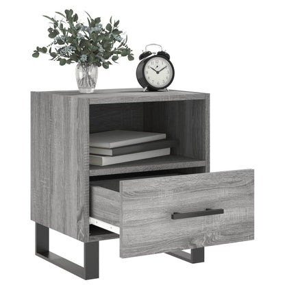 Mesitas Noche 2 Uds Madera Ingeniería Gris Sonoma 40x35x47,5 Cm_1
