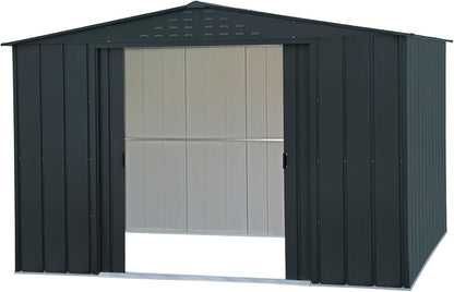 Duramax - Caseta Cobertizo Jardín - Colossus 10x8 - Metal - Color Gris Antracita_2