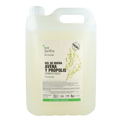 Gel de ducha dermatologico de avena Tot Herba 5L