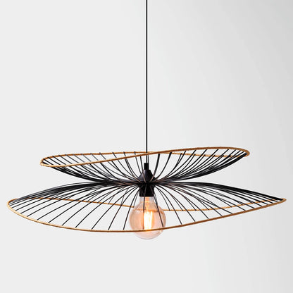 Well Home Lámpara De Suspensión 'alara' Metal Negro Ø69,5x17,5cm