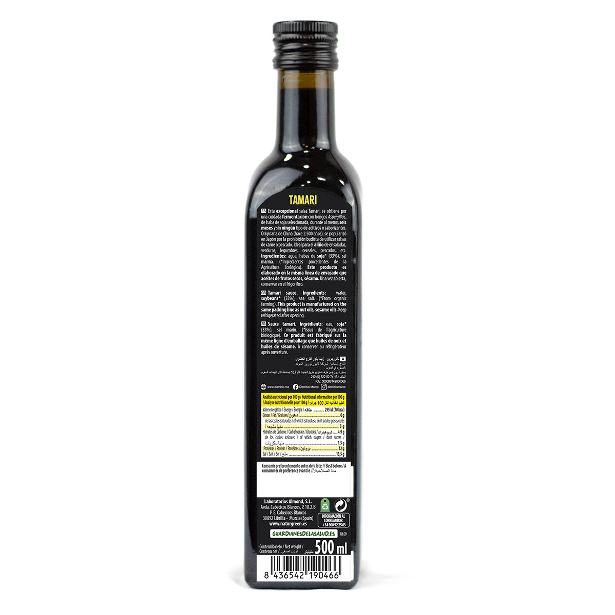 Tamari Naturgreen Botella de 500 ml