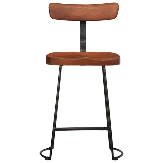 Taburetes De Barra 2 Uds Madera Maciza De Mango 49x43x79 Cm_0