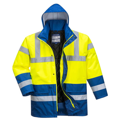 Parka De Alta Visibilidad Contrast Traffic / S / Amarillo-gris_5