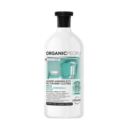 Detergente Líquido ECO Manzanilla Orgánica y Nuez de lavado, Organic People, 1000 ml
