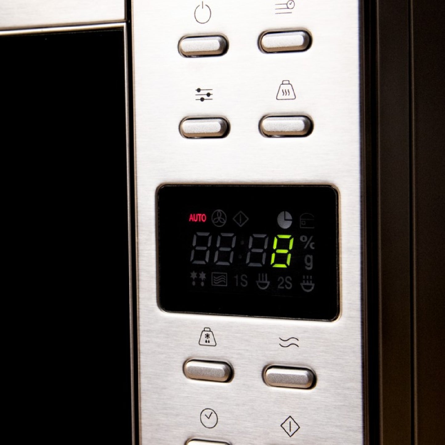 Microondas Sin Plato Digital Grandheat 2000 Flatbed Steel. 700 W En 6 Niveles, Capacidad 20 Litros, 8 Funciones Preconfiguradas, Quick Start, Tempor_4