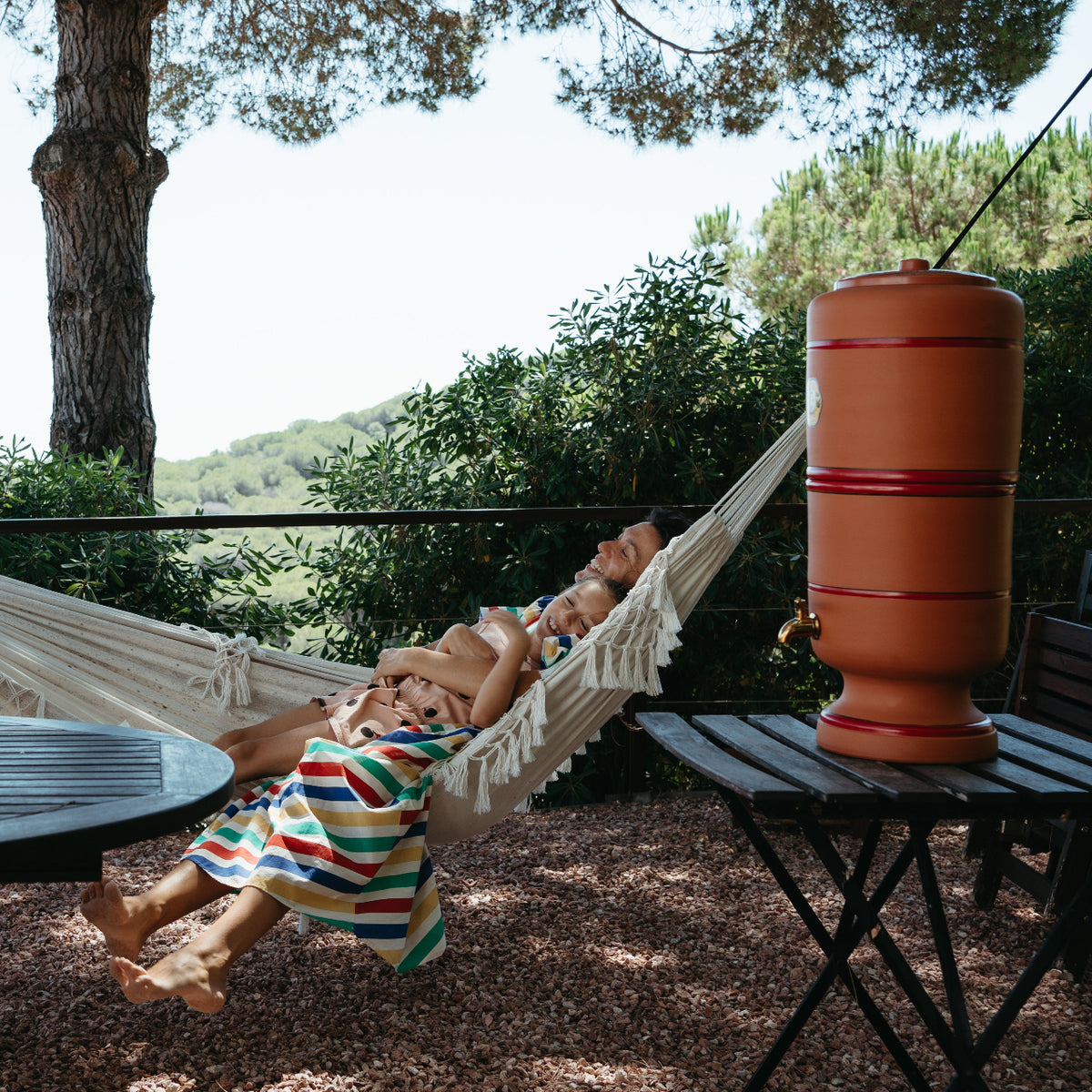 Filtro de Agua Stéfani São João 8L Arcilla Natural - 16 L Total (8 L Filtrados + 8 L Reserva) – 62 cm Alt. x 26 cm Ø_3