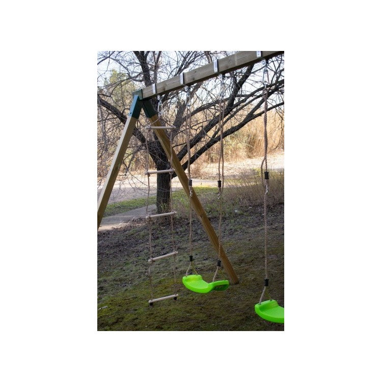 Columpio Doble De Madera Cuadrada Masgames Yua Xl._3